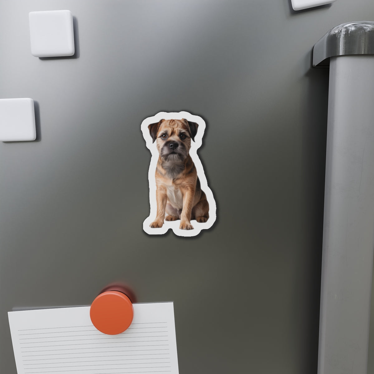 Border Terrier Die-Cut Magnet - Cute Dog Breed Refrigerator Magnet, Pet Lover Gift, Animal Decor, Fridge Decoration, Puppy Art Magnet