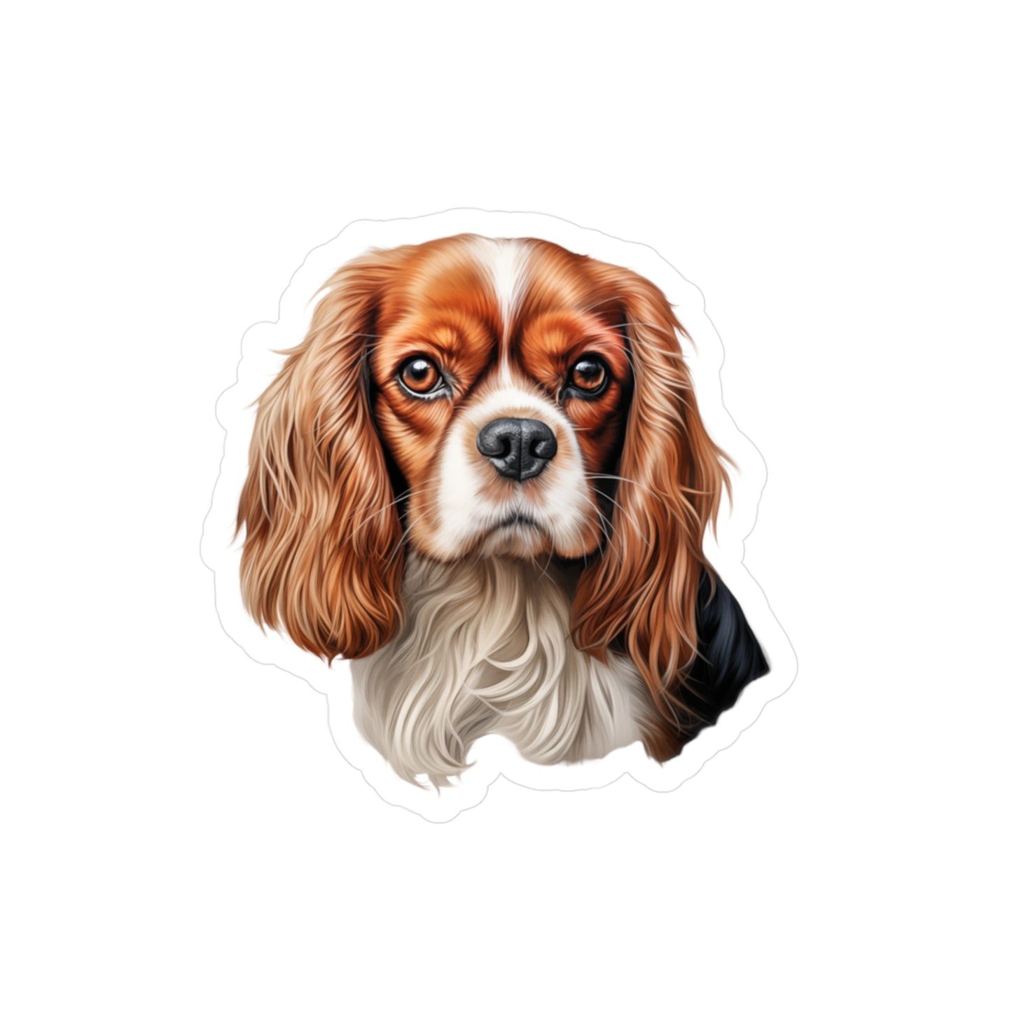 Cavalier King Charles Spaniel Sticker - Vinyl Dog Decals
