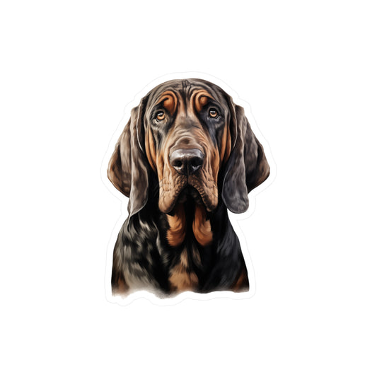 Bloodhound Sticker - Kiss-Cut Vinyl Dog Decals