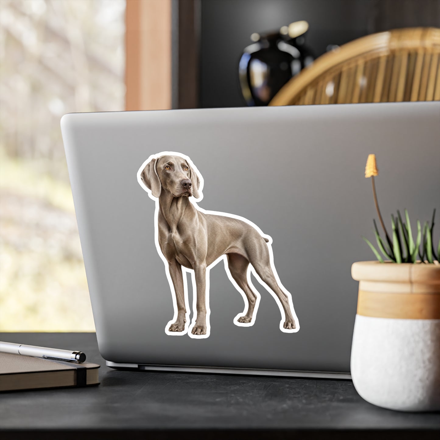 Weimaraner Sticker | Waterproof Vinyl Decal | Dog Lover Gift