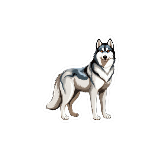 Siberian Husky Sticker - Kiss-Cut Vinyl Decals