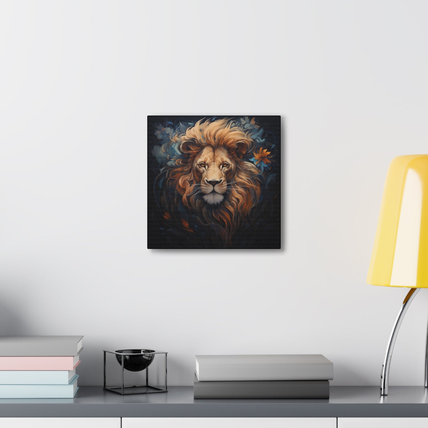 Lion Art - Animal Print - Canvas Gallery Wraps