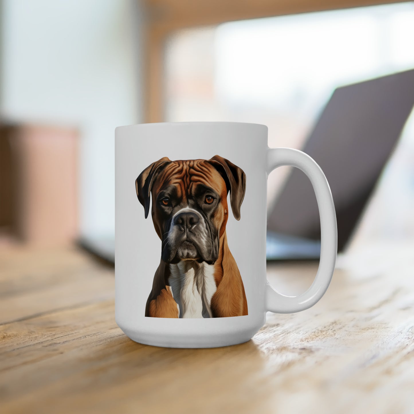 Boxer Mug - Dog Mom Gift, Dog Dad Gift - 15 oz
