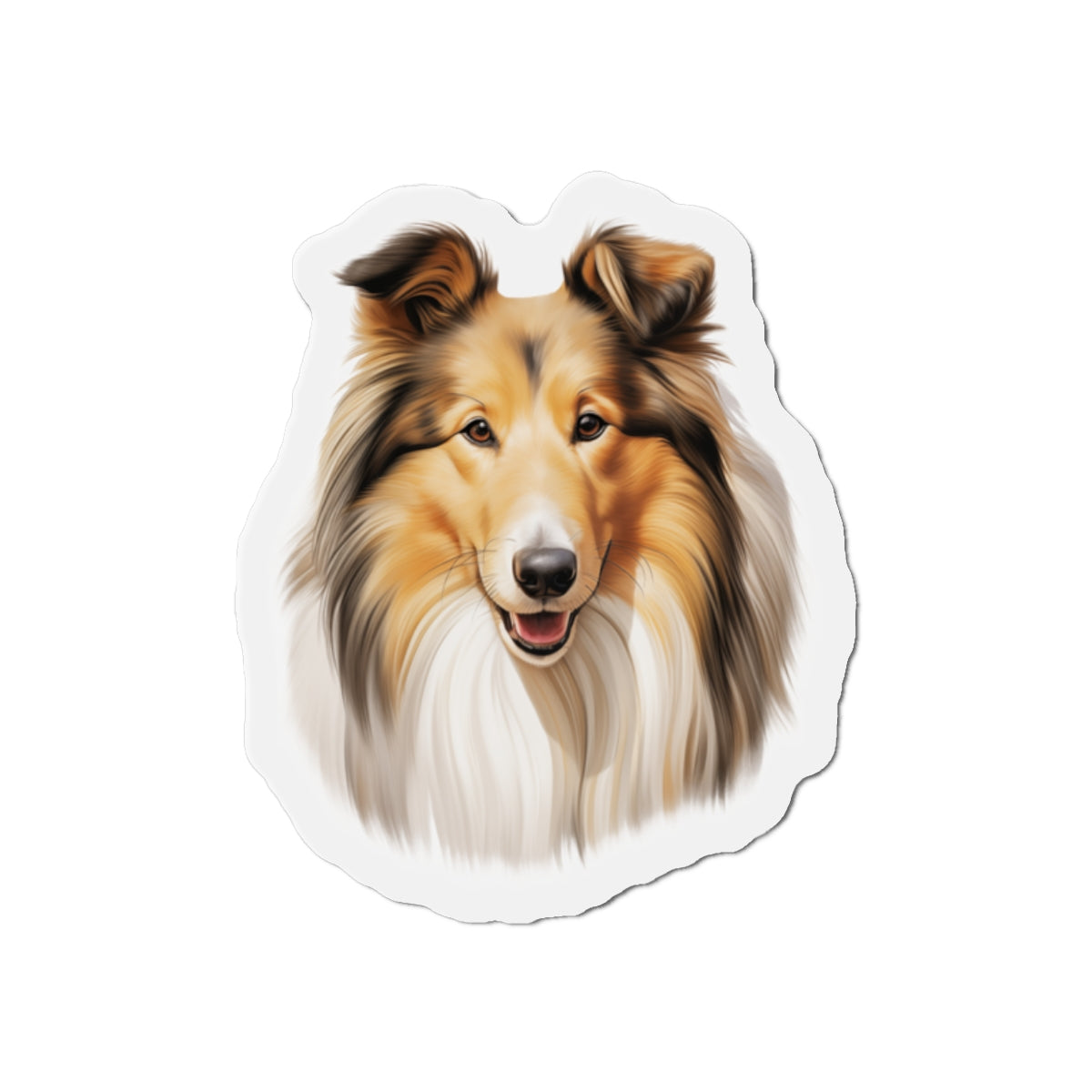 rough collie magnet
