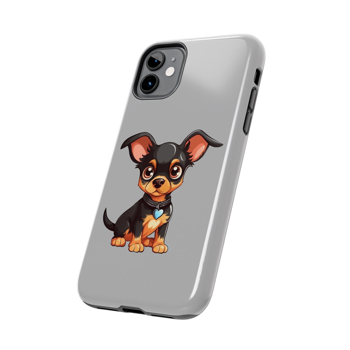 Light Grey Chihuahua Tough Phone Case
