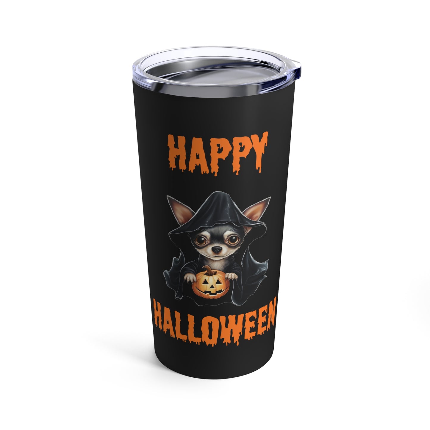 Happy Halloween Chihuahua Stainless Steel Tumbler 20oz