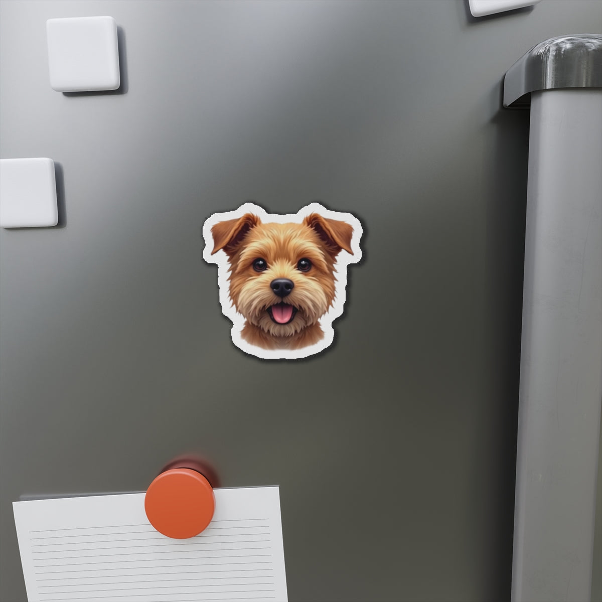Border Terrier Die-Cut Magnet - Cute Dog Breed Refrigerator Magnet, Pet Lover Gift, Animal Decor, Fridge Decoration, Puppy Art Magnet