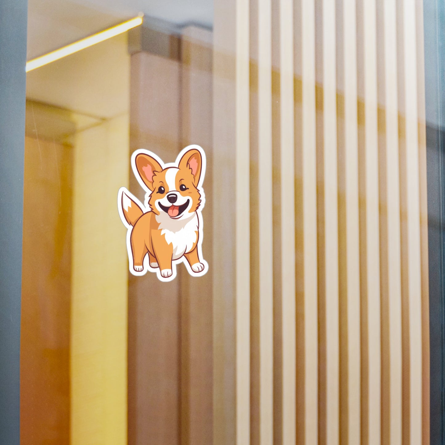 Corgi Sticker - Kiss-Cut Vinyl Decals