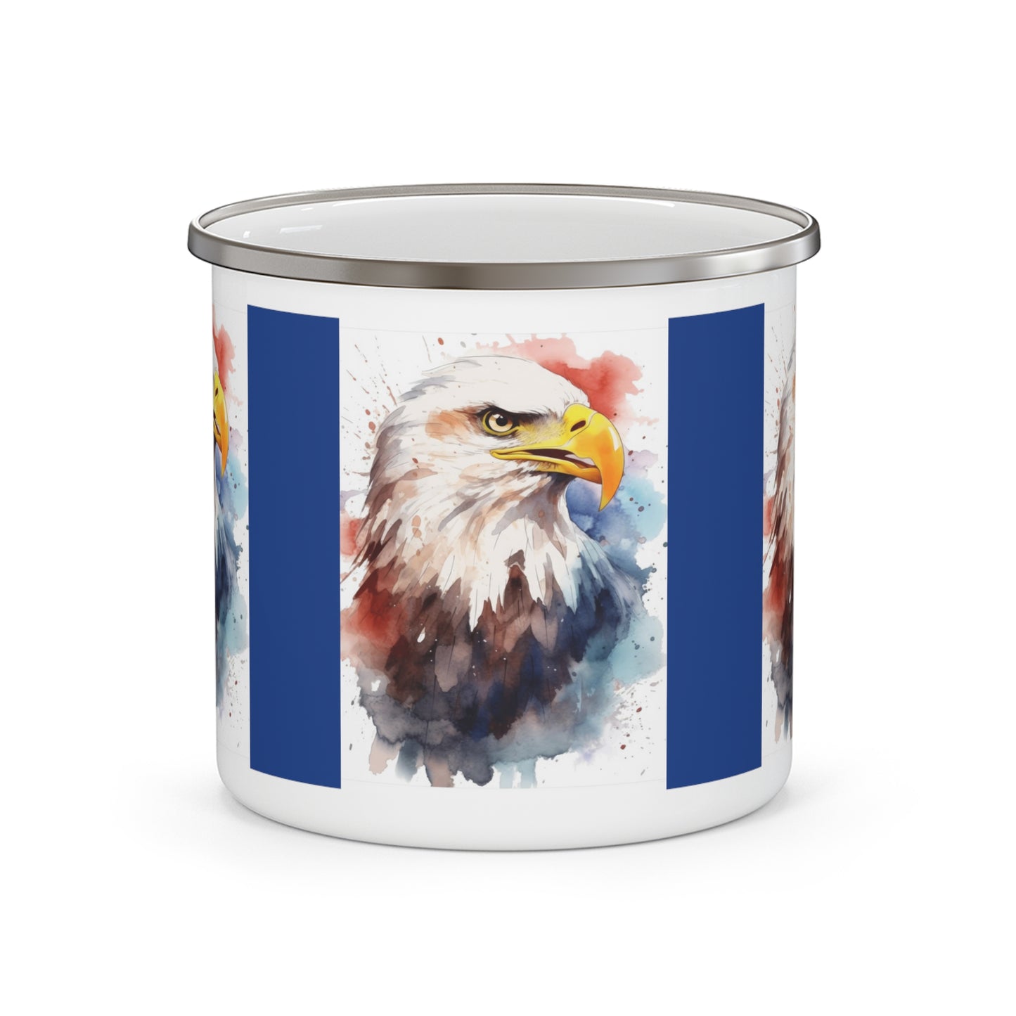 Eagle Enamel Camping Mug