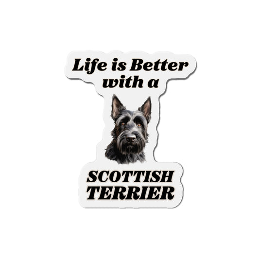 Scottish Terrier Magnet | Die Cut Dog Magnet | Pet Kitchen Decor