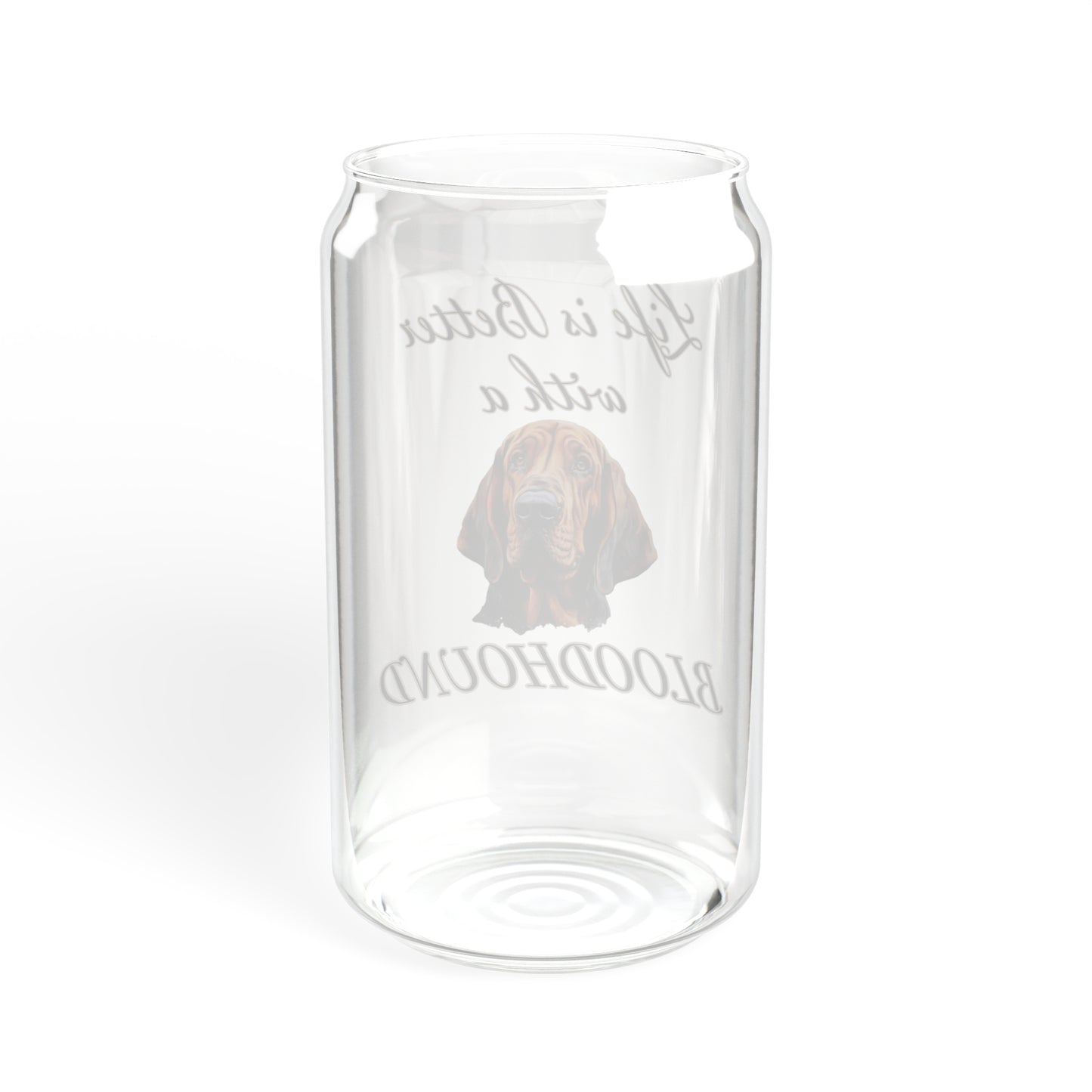 Bloodhound Sipper Glass, 16oz