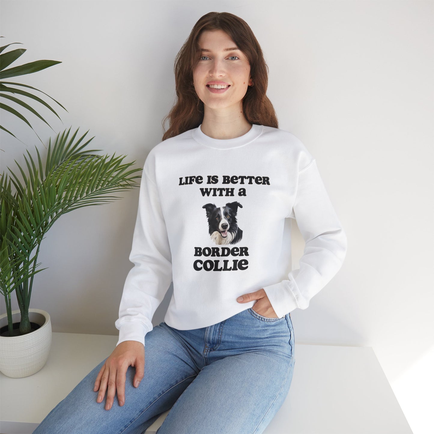 Life is Better with a Border Collie sweatshirt, Dog Mom Shirt, Dog Dog Dad Shirt