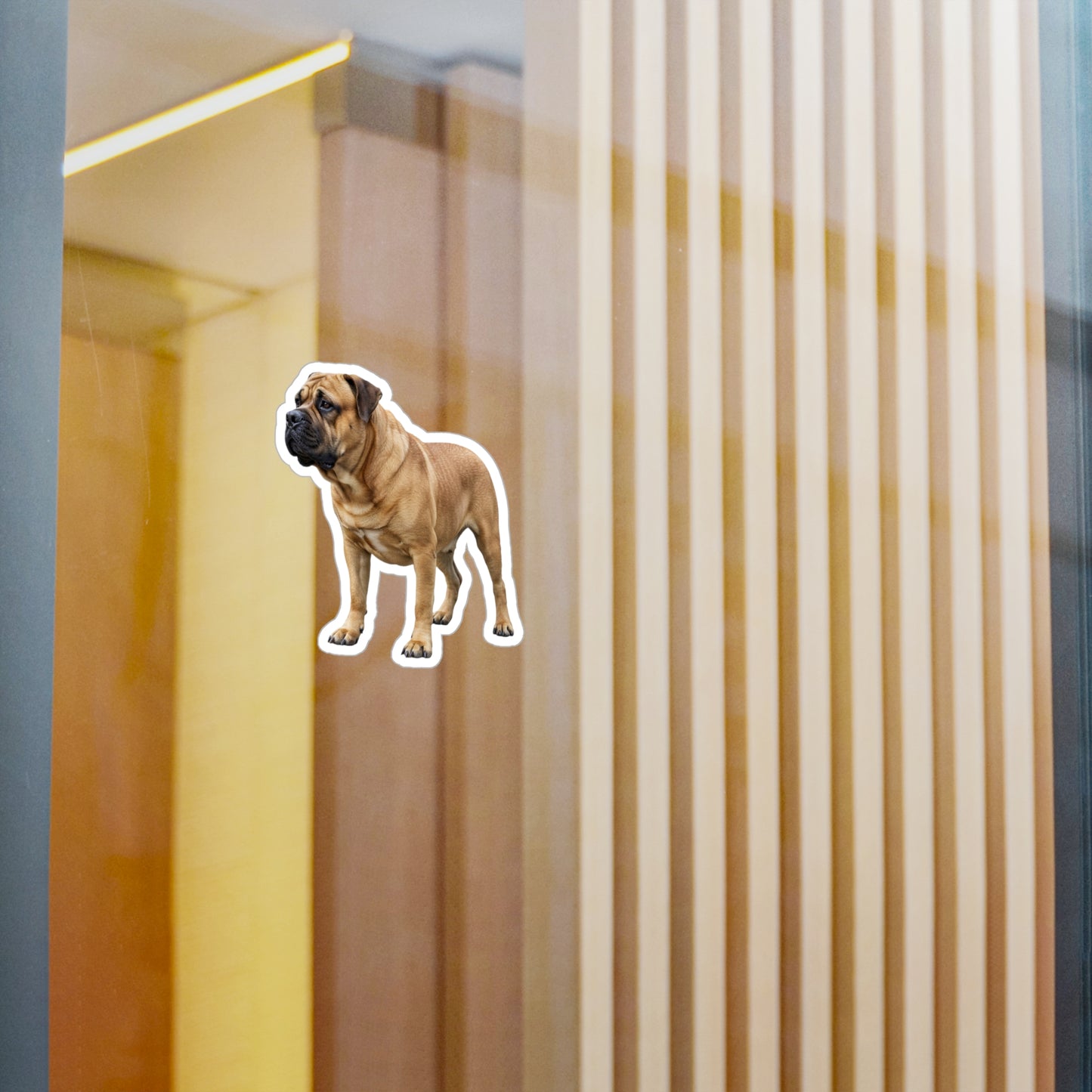 Bullmastiff Decal, Dog Lover Gift, Pet Sticker, Laptop Decal, Car Window Decal, Animal Lover, Vinyl Decal