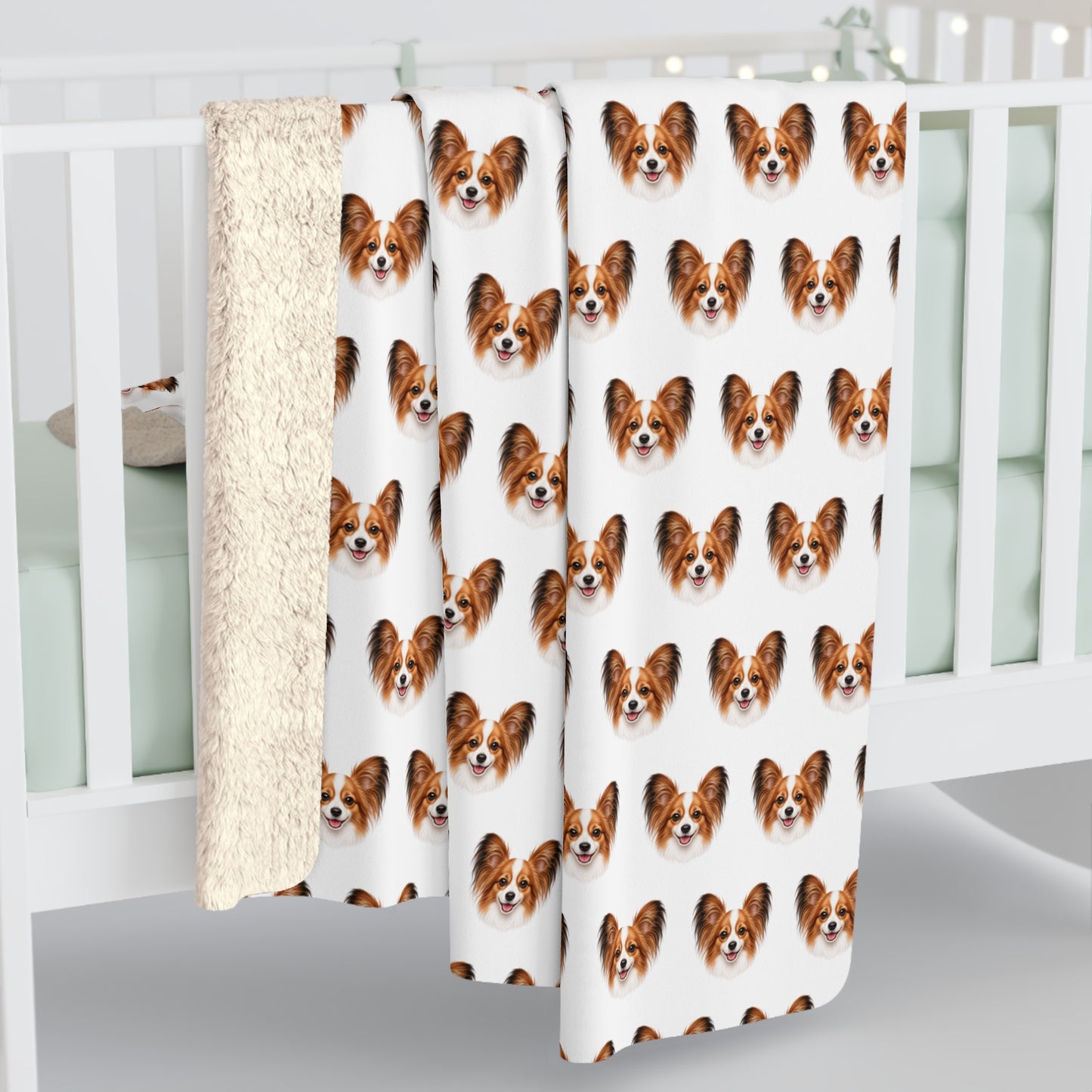 Papillon Blanket | Papillon Lover Gift