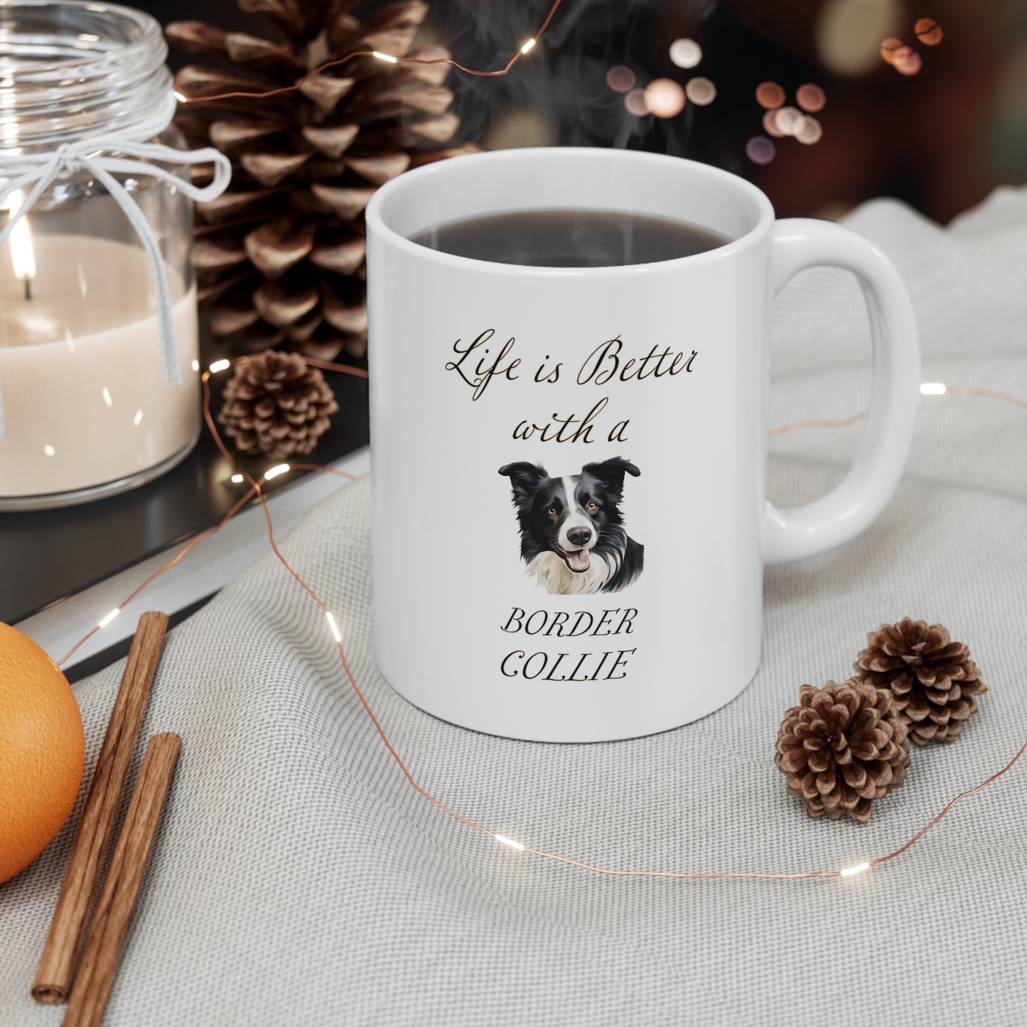 Life is Better With a Border Collie Mug - 11 oz