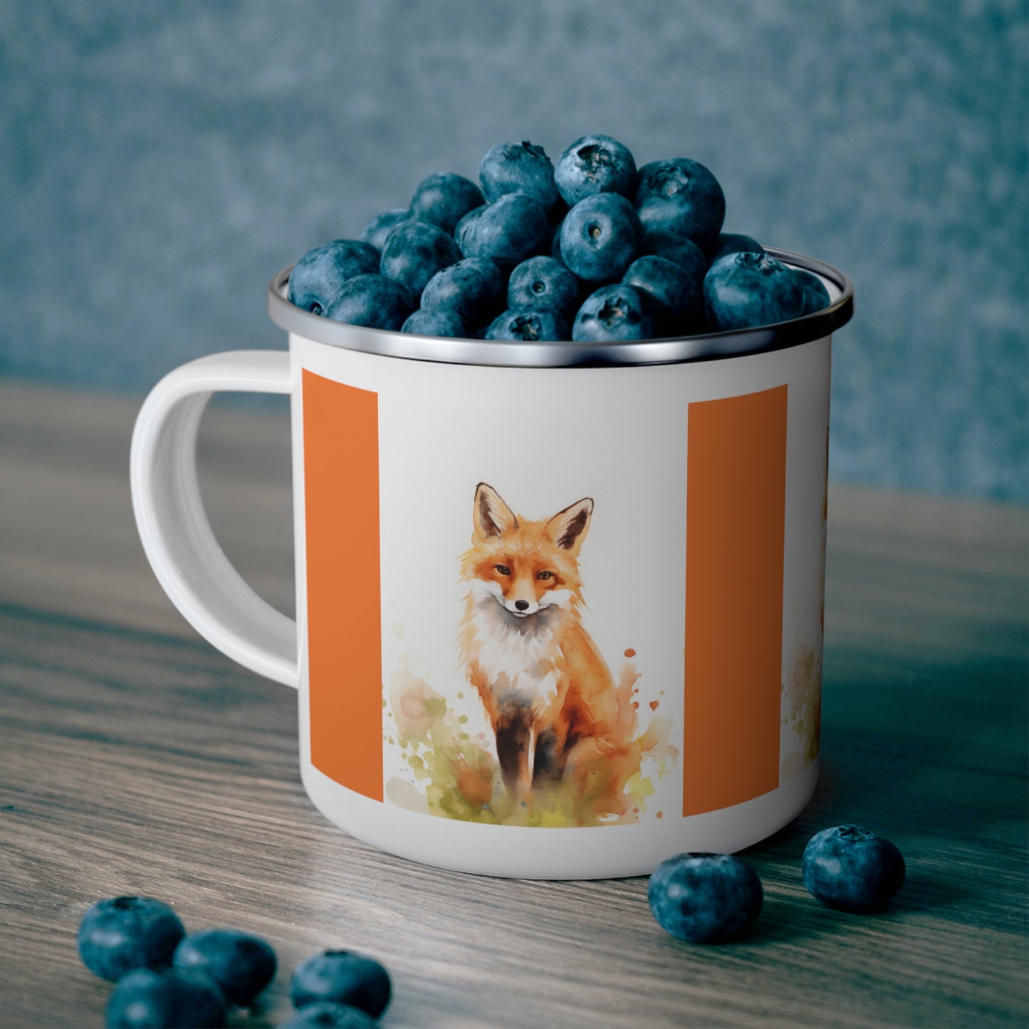 Fox Enamel Camping Mug