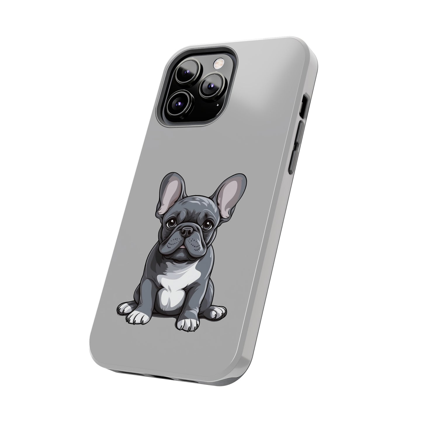 Light Grey French Bulldog Tough Phone Case