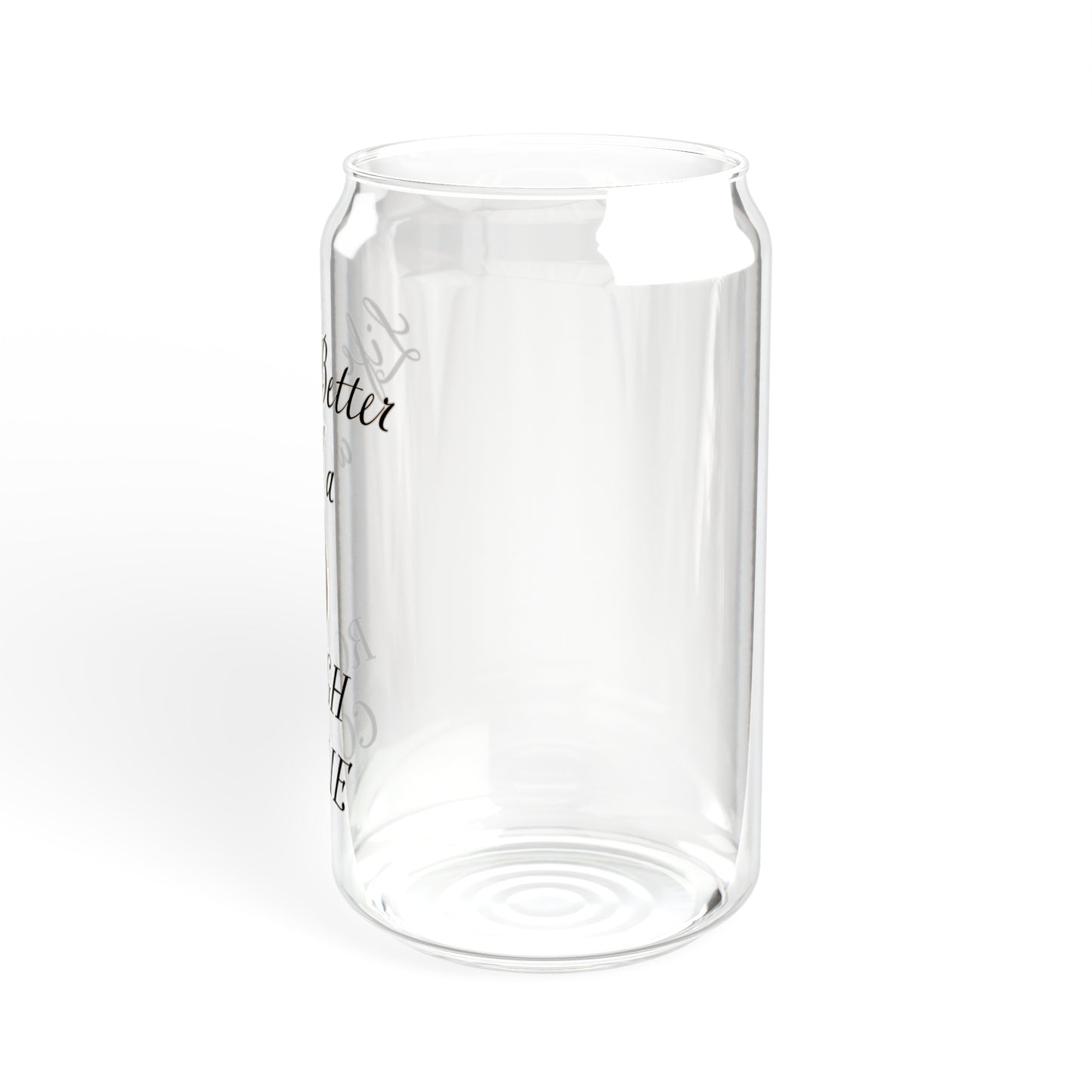 Rough Collie Sipper Glass, 16oz