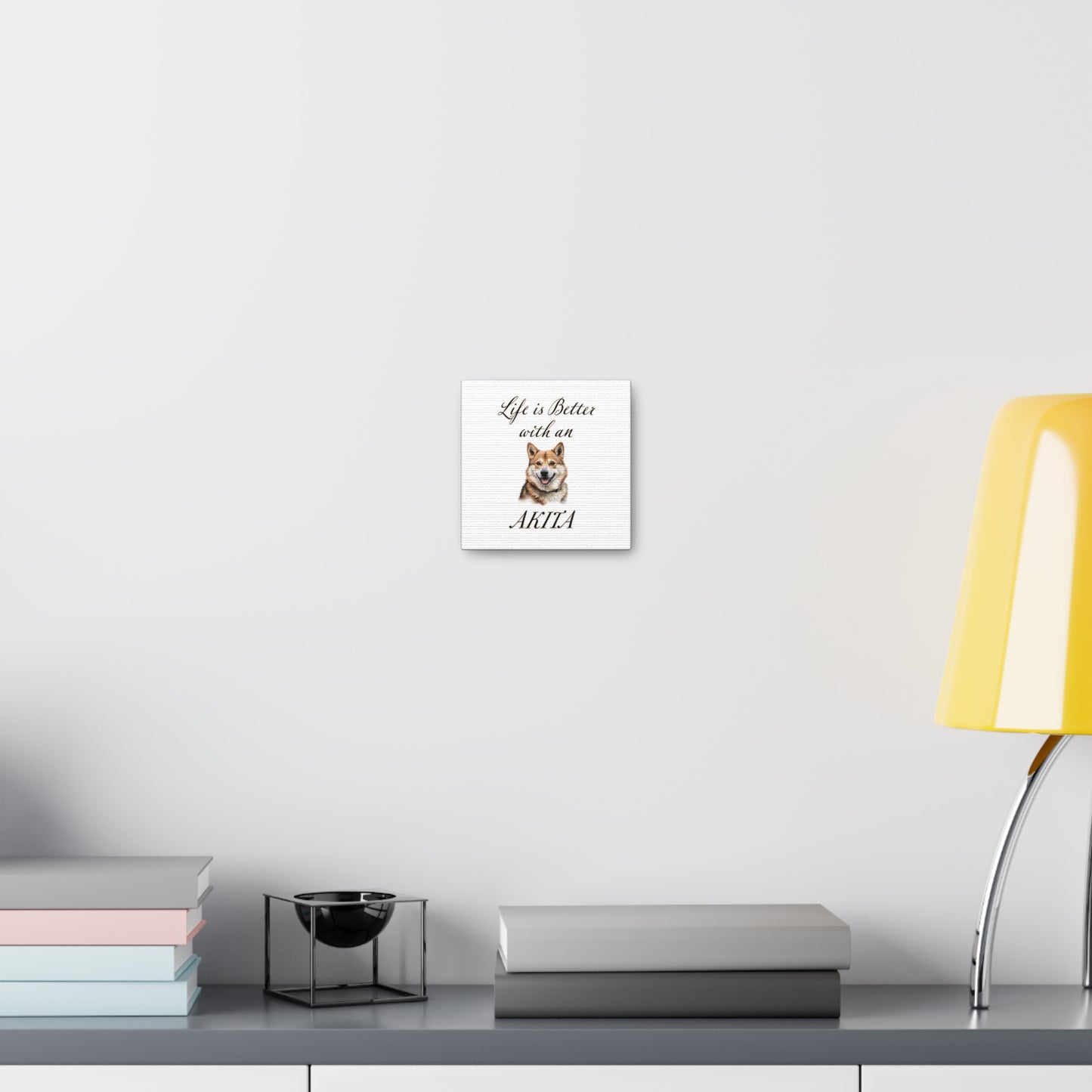Akita Art - Dog Print - Canvas Gallery Wraps