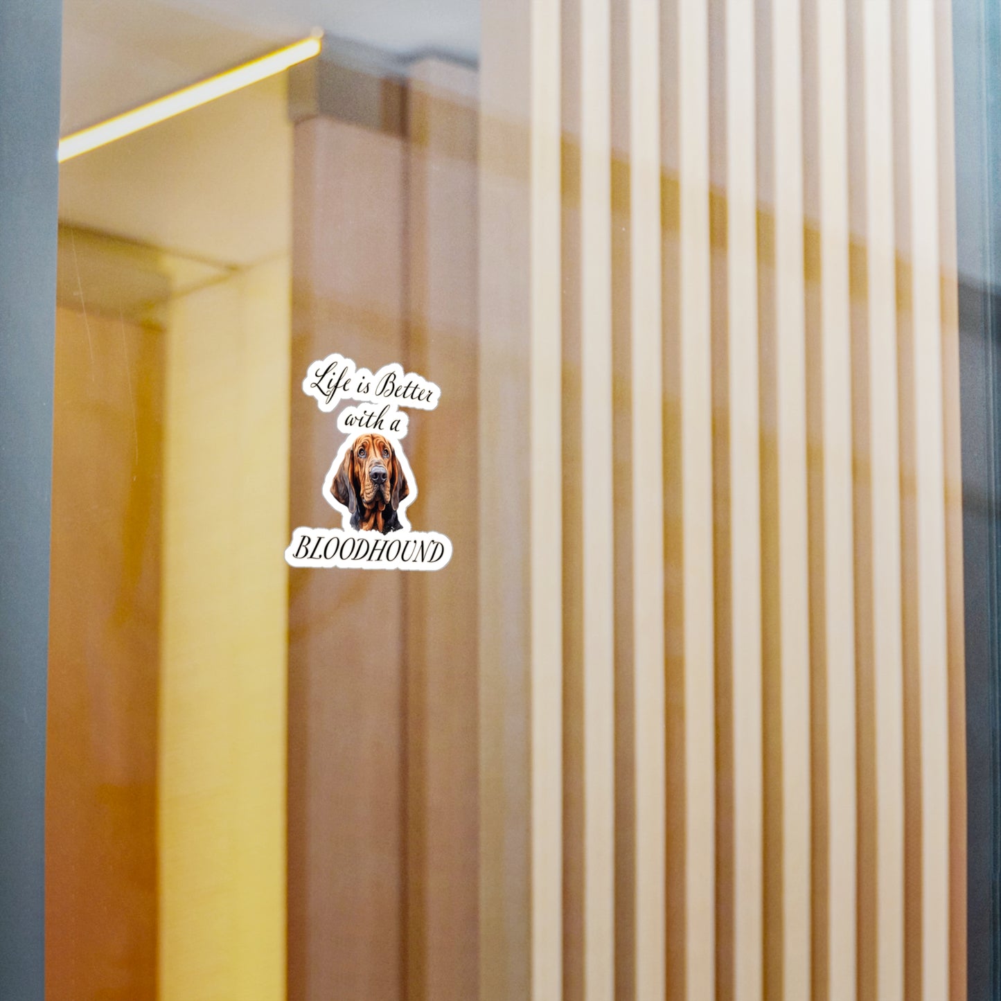 Bloodhound Sticker - Kiss-Cut Vinyl Dog Decals