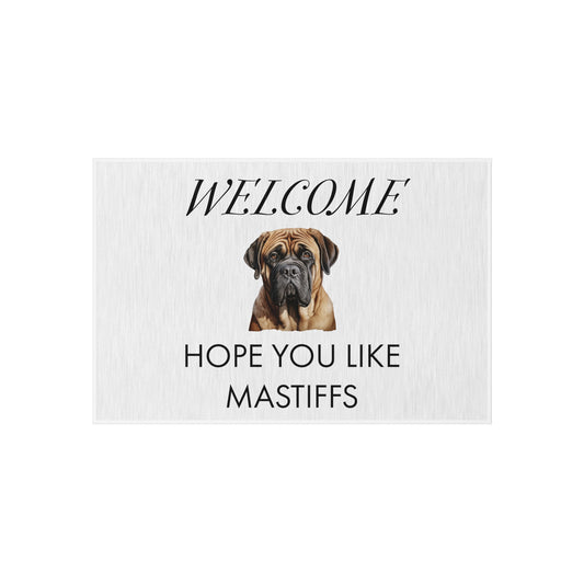 Dog Welcome Mat | Hope you Like Mastiffs