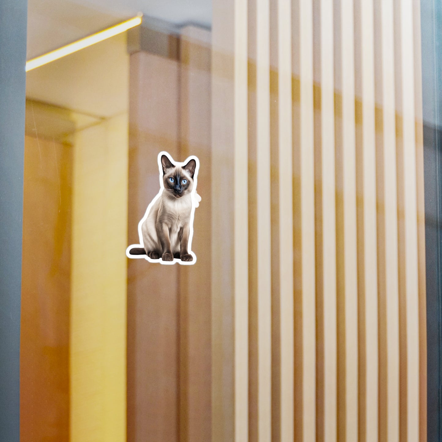 Siamese Cat Sticker | Pet Vinyl Decal | Animal Car Decal | Laptop Sticker | Window Decal