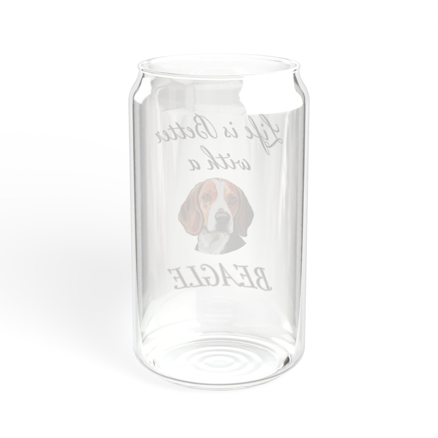 Beagle Sipper Glass, 16oz