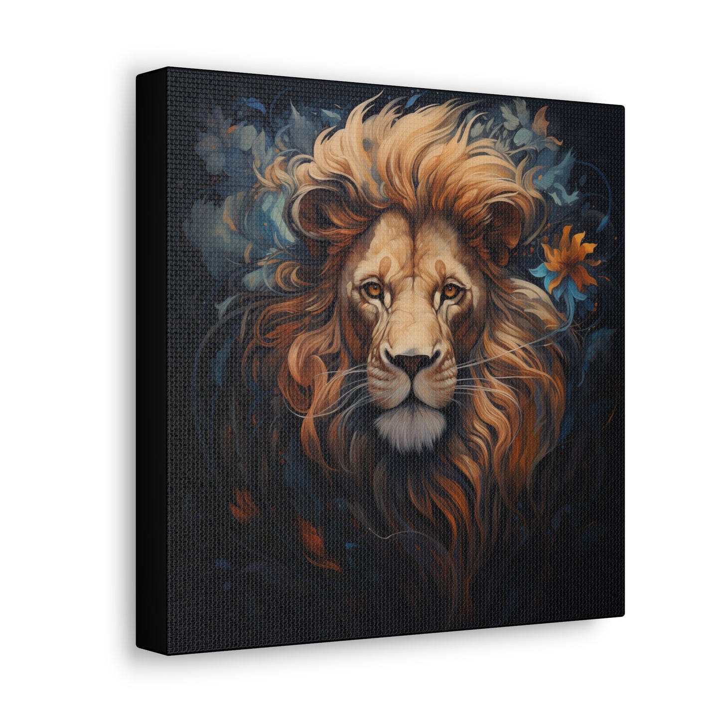 Lion Art - Animal Print - Canvas Gallery Wraps