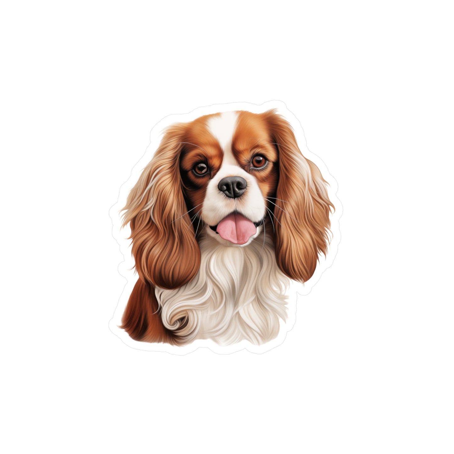 Cavalier King Charles Spaniel Sticker - Vinyl Dog Decals