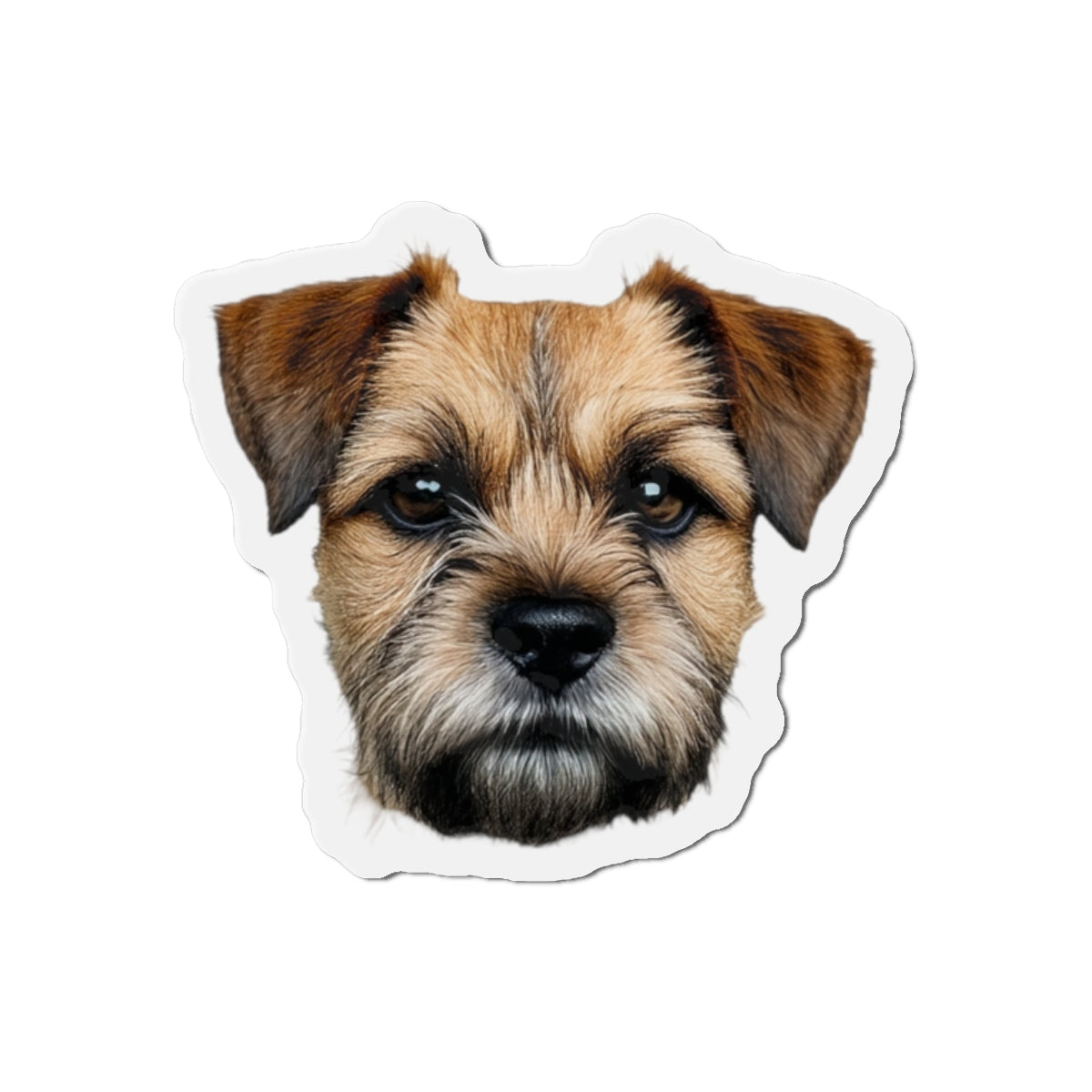 Border Terrier Die-Cut Magnet - Cute Dog Breed Refrigerator Magnet, Pet Lover Gift, Animal Decor, Fridge Decoration, Puppy Art Magnet