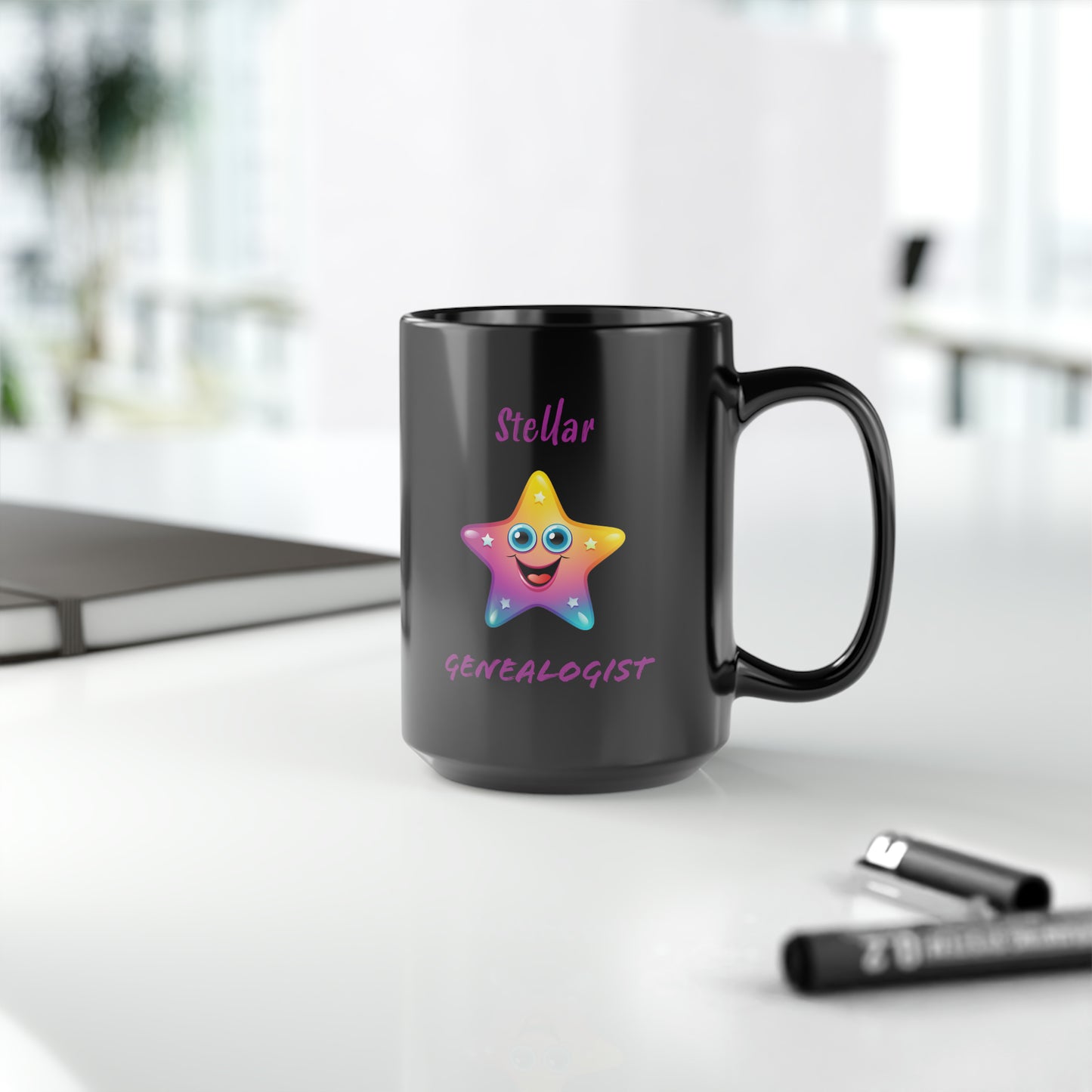 Stellar Genealogist Mug - 15oz Ceramic Mug