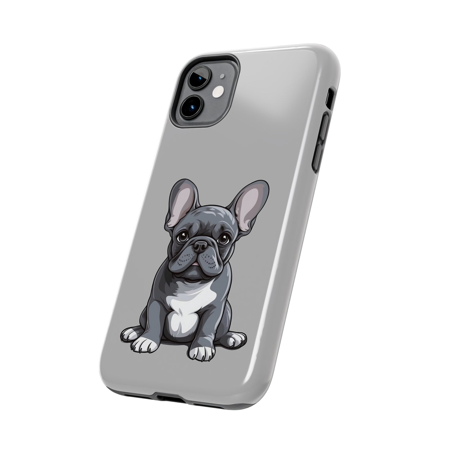 Light Grey French Bulldog Tough Phone Case