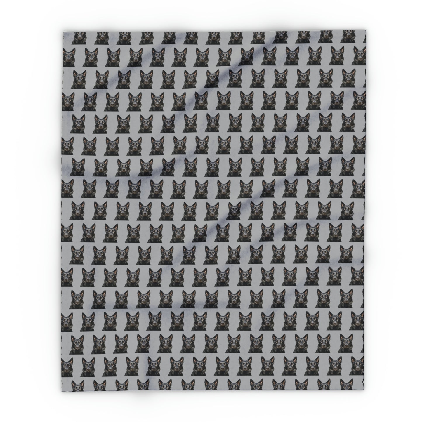 Black German Shepherd Arctic Fleece Blanket