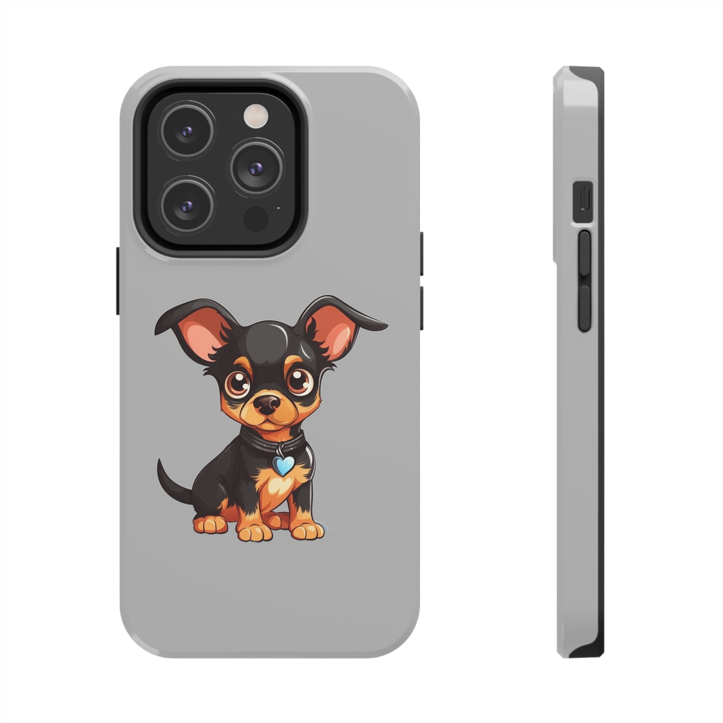 Light Grey Chihuahua Tough Phone Case