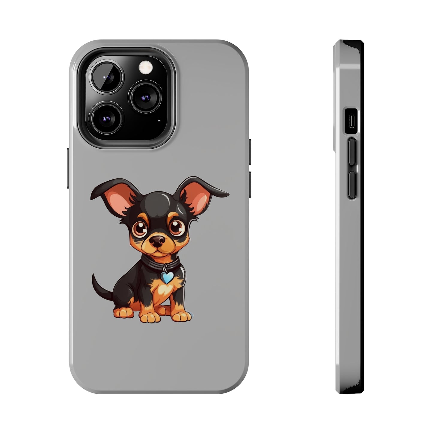 Light Grey Chihuahua Tough Phone Case