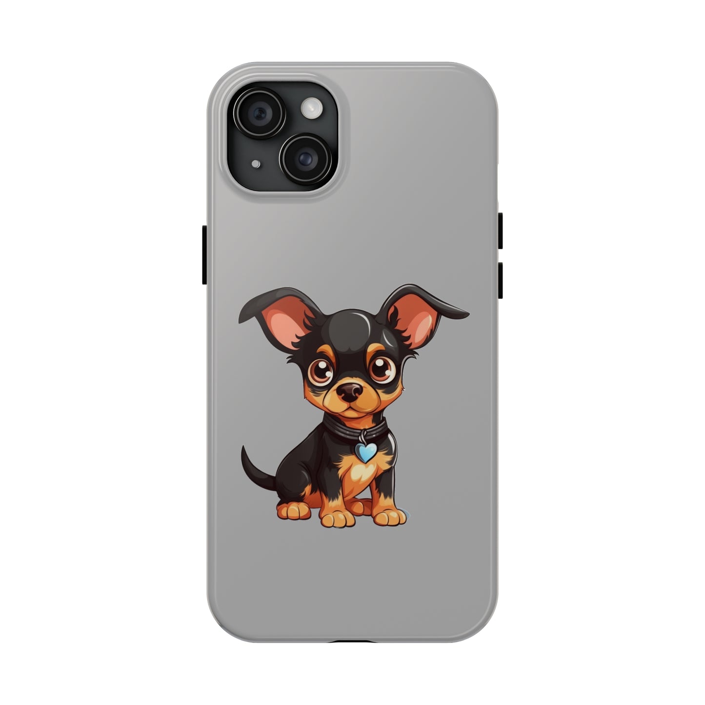 Light Grey Chihuahua Tough Phone Case
