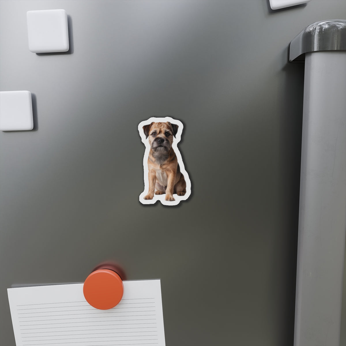 Border Terrier Die-Cut Magnet - Cute Dog Breed Refrigerator Magnet, Pet Lover Gift, Animal Decor, Fridge Decoration, Puppy Art Magnet