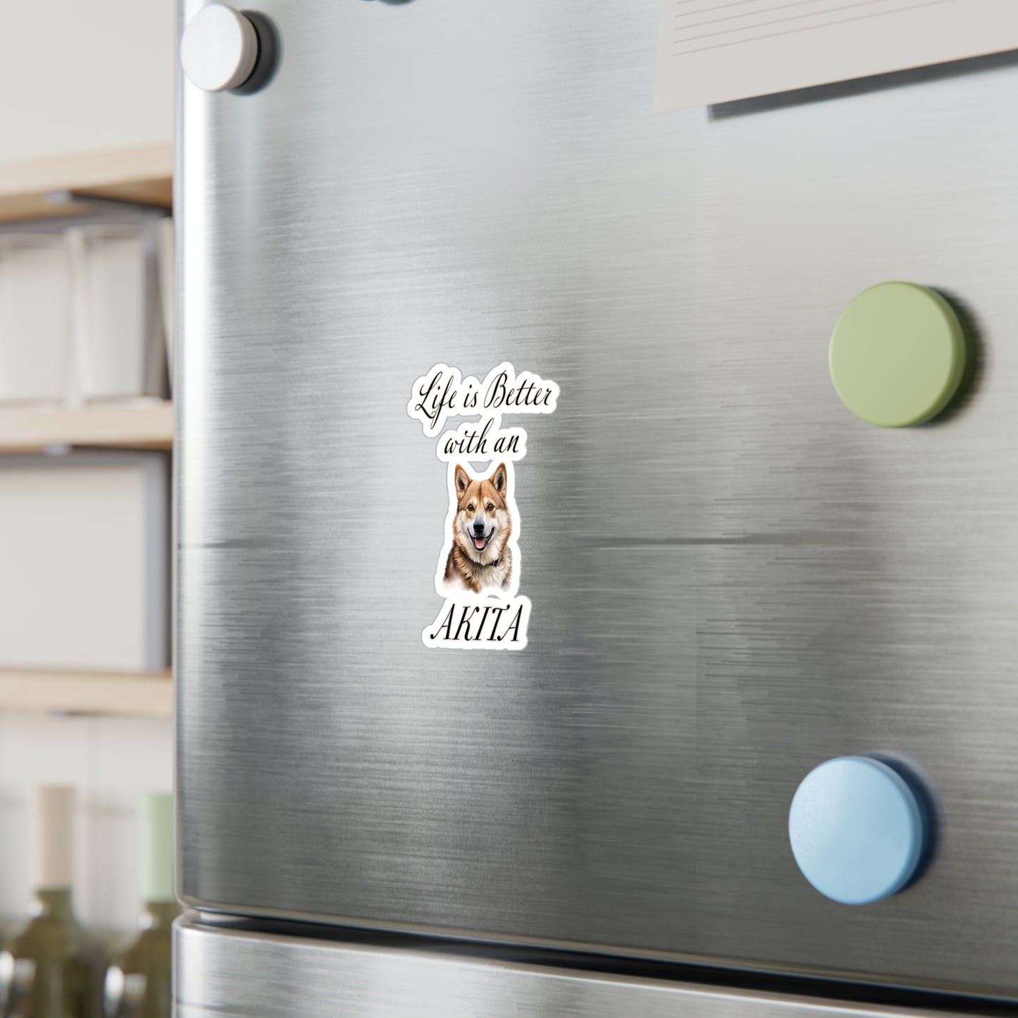Akita Sticker - Vinyl Dog Decals