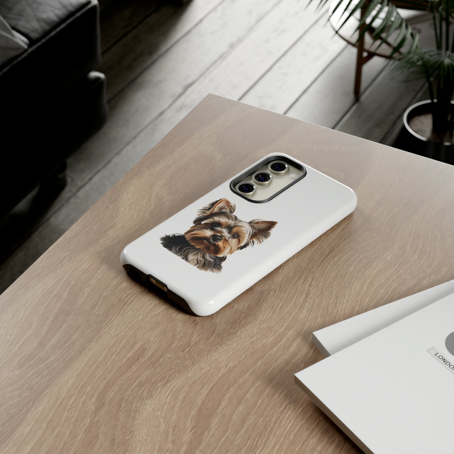 Yorkshire Terrier Phone Case (White)