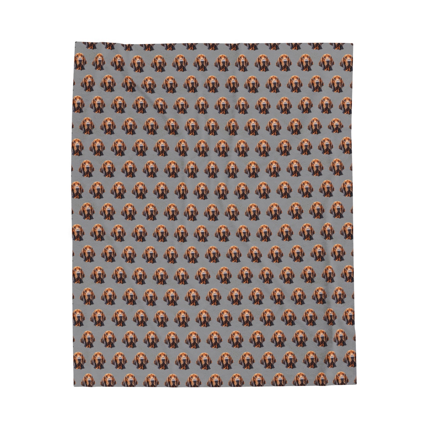 Bloodhound Velveteen Plush Blanket