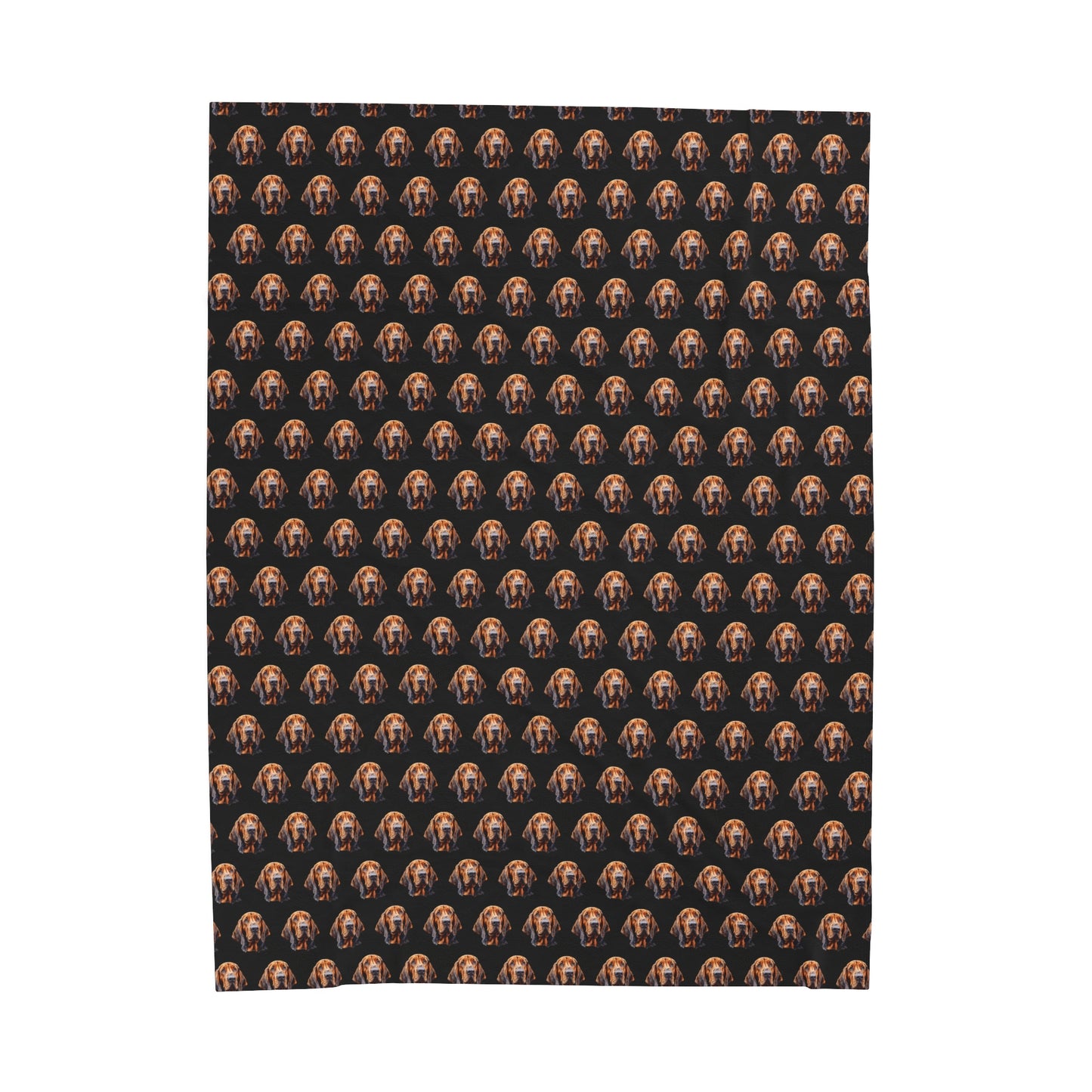 Bloodhound Velveteen Plush Blanket
