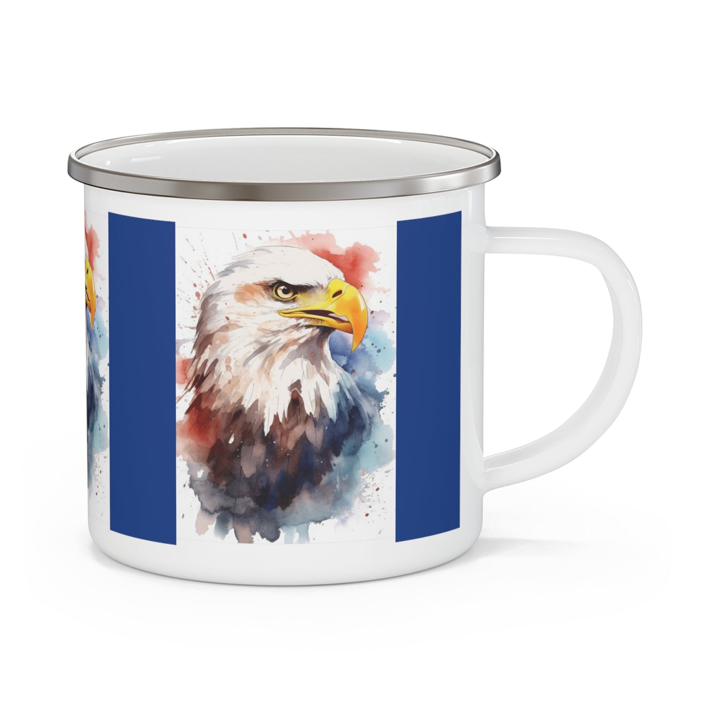 Eagle Enamel Camping Mug