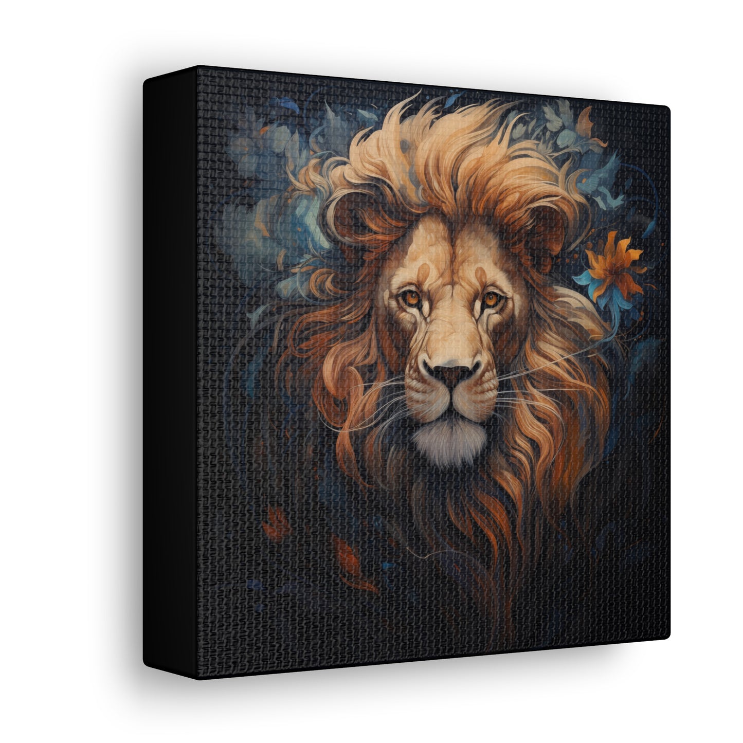 Lion Art - Animal Print - Canvas Gallery Wraps