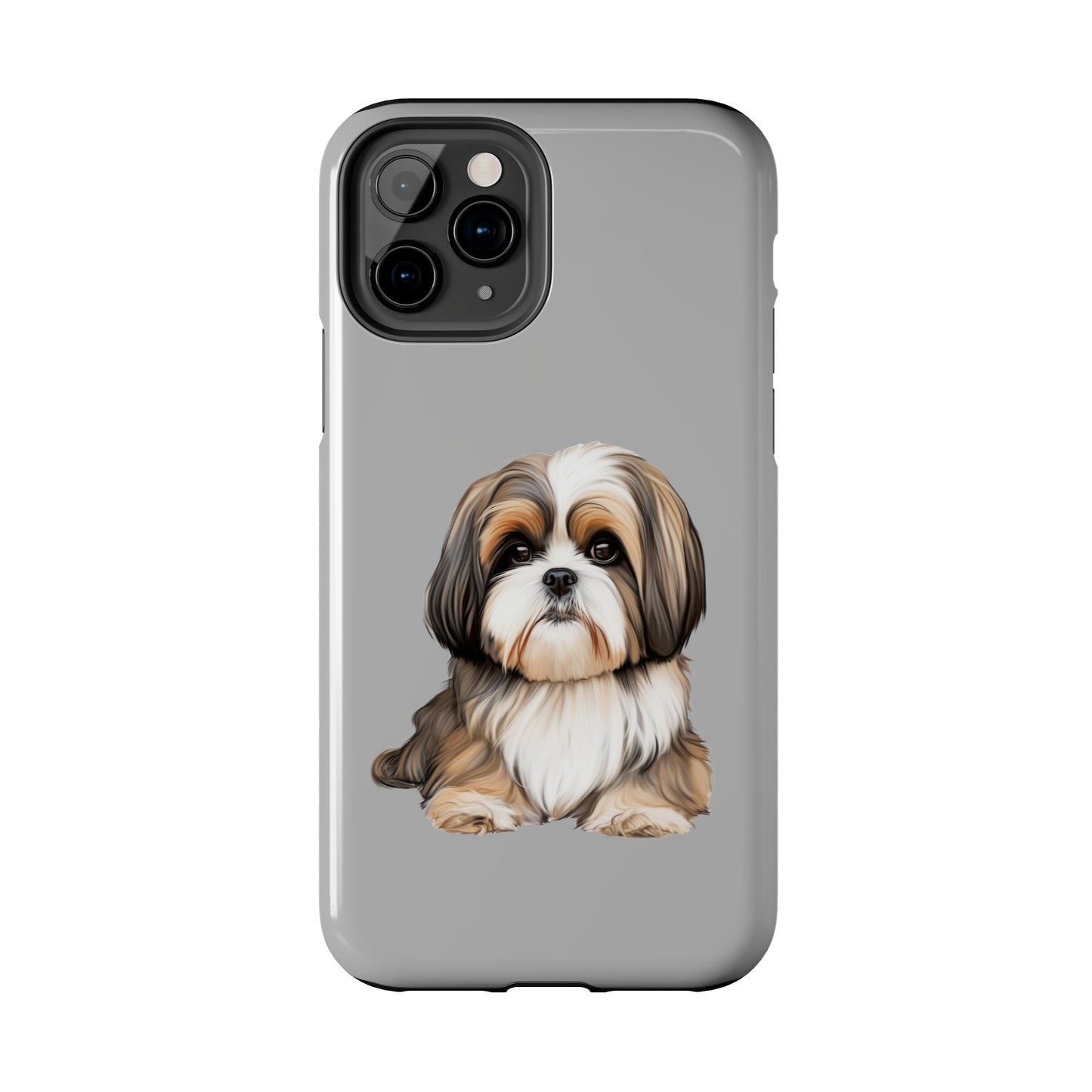 Light Grey Shih Tzu Tough Phone Case