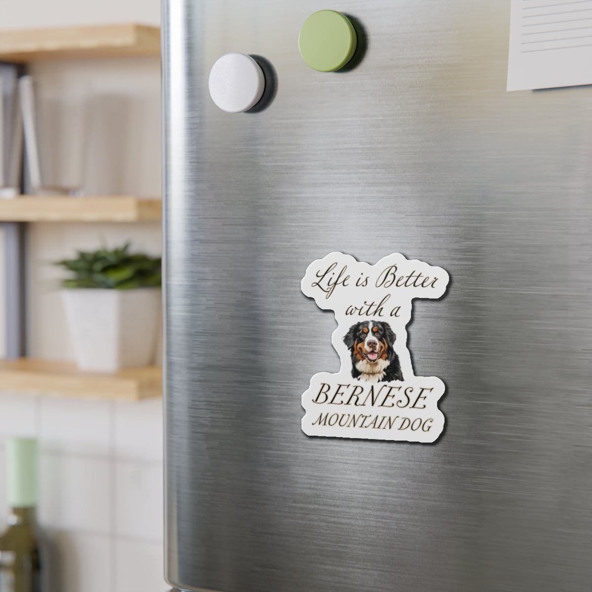 Bernese Mountain Dog Magnet - Die Cut Dog Magnet