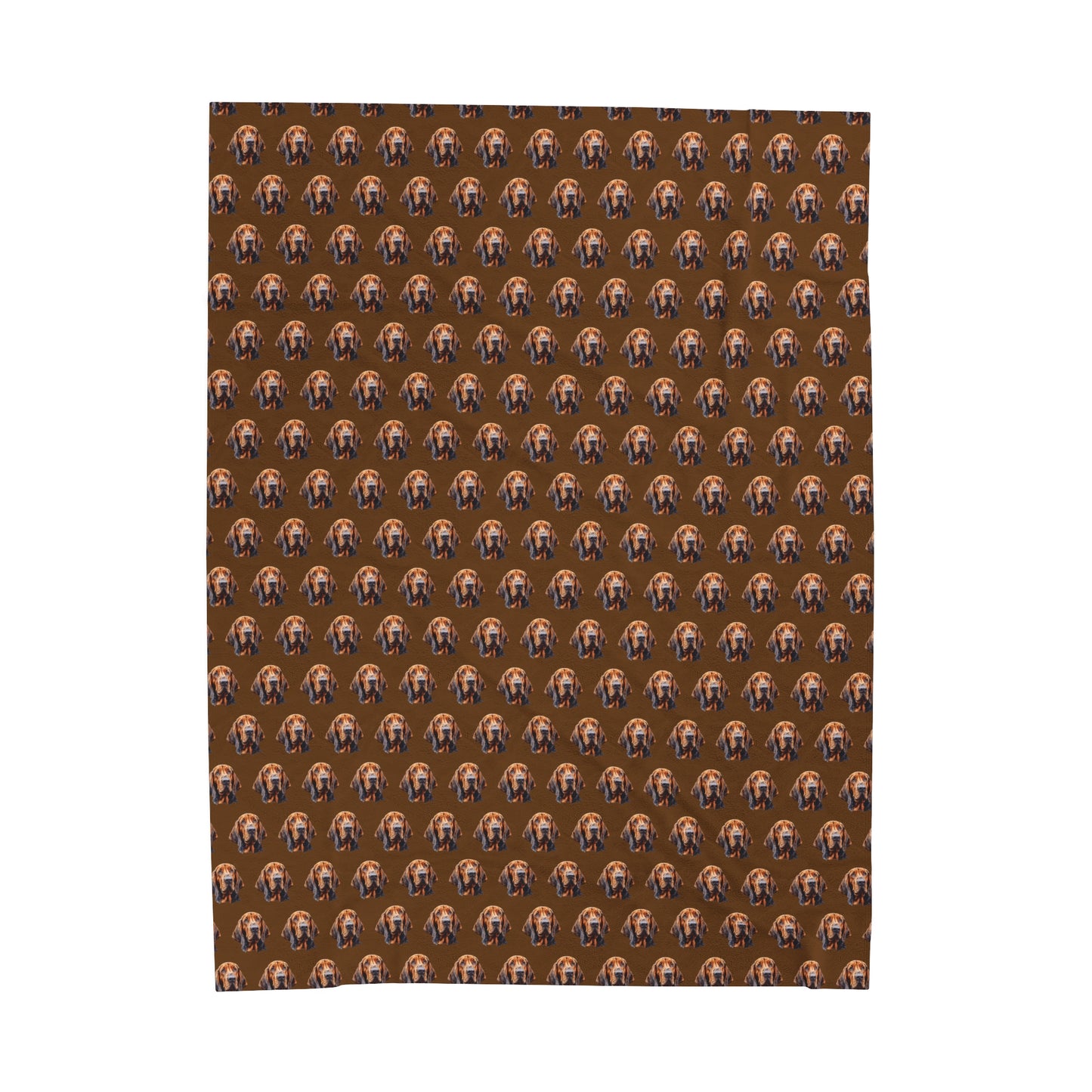 Bloodhound Velveteen Plush Blanket