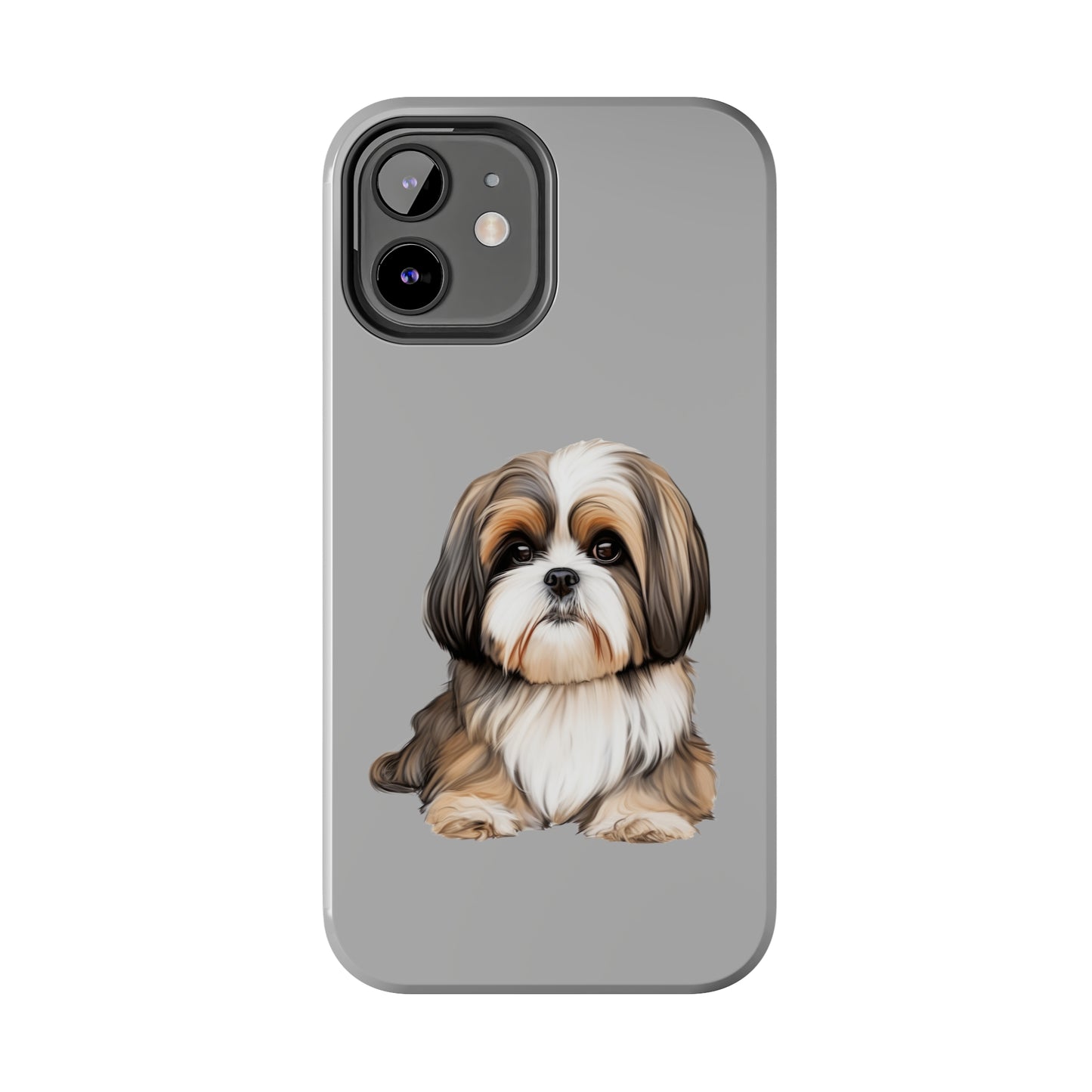 Light Grey Shih Tzu Tough Phone Case