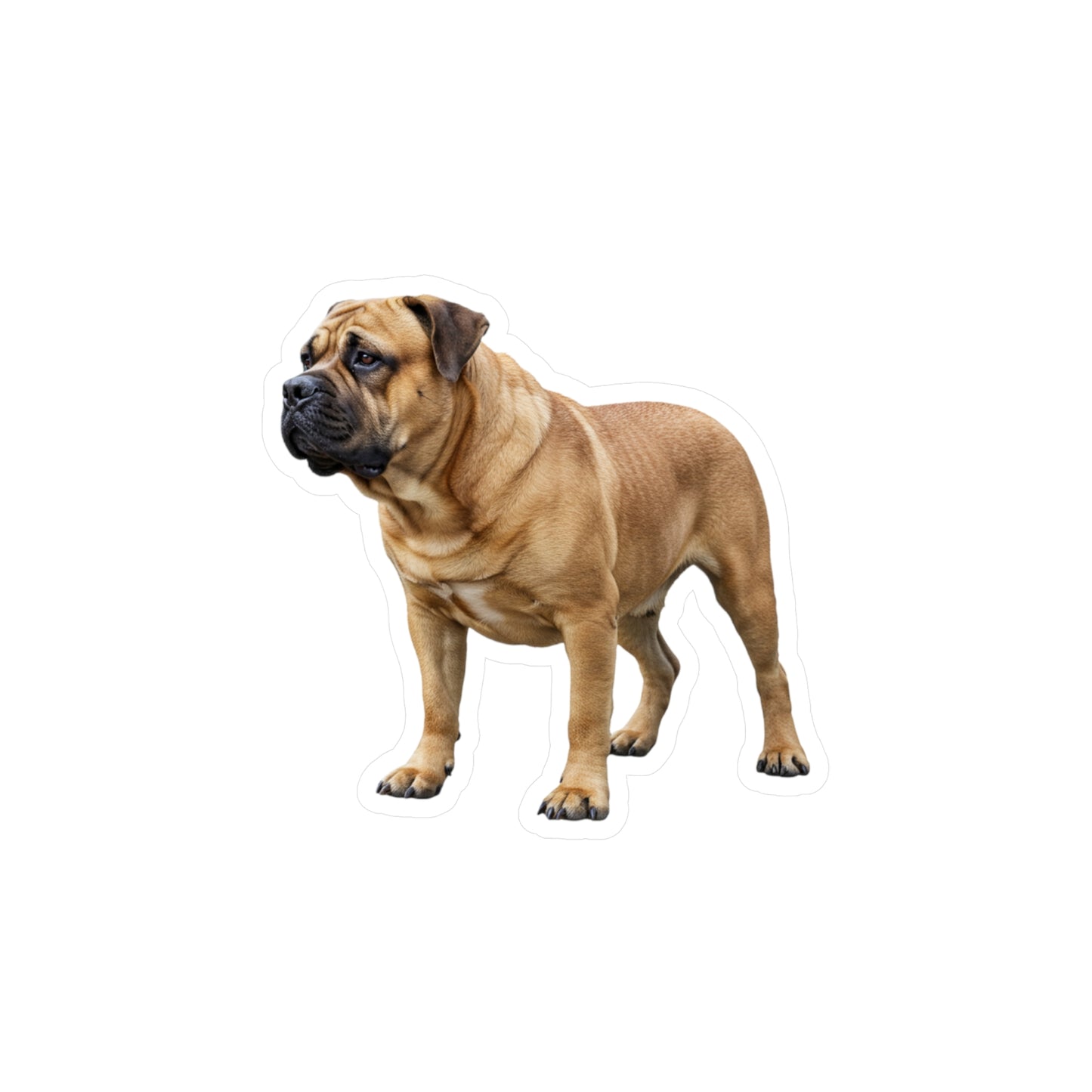 Bullmastiff Decal, Dog Lover Gift, Pet Sticker, Laptop Decal, Car Window Decal, Animal Lover, Vinyl Decal