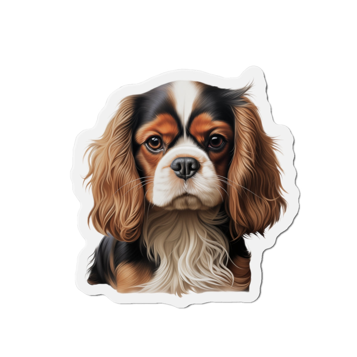 Cavalier King Charles Spaniel Magnet | Die Cut Dog Magnet | Pet Kitchen Decor