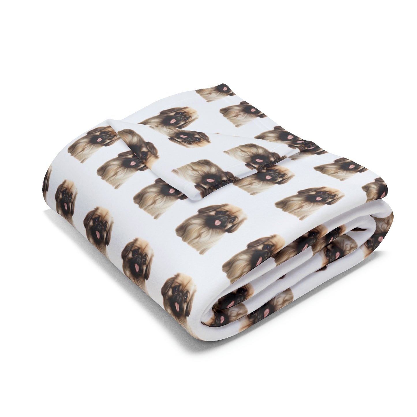 Pekingese Arctic Fleece Blanket